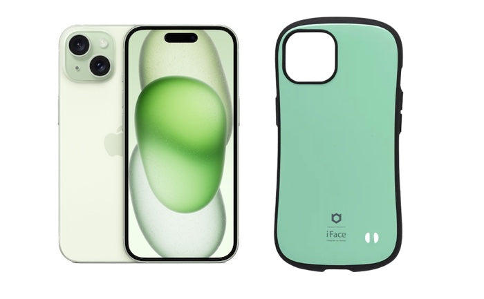 iPhone 15 のグリーンに合うスマホケース｜Hamee