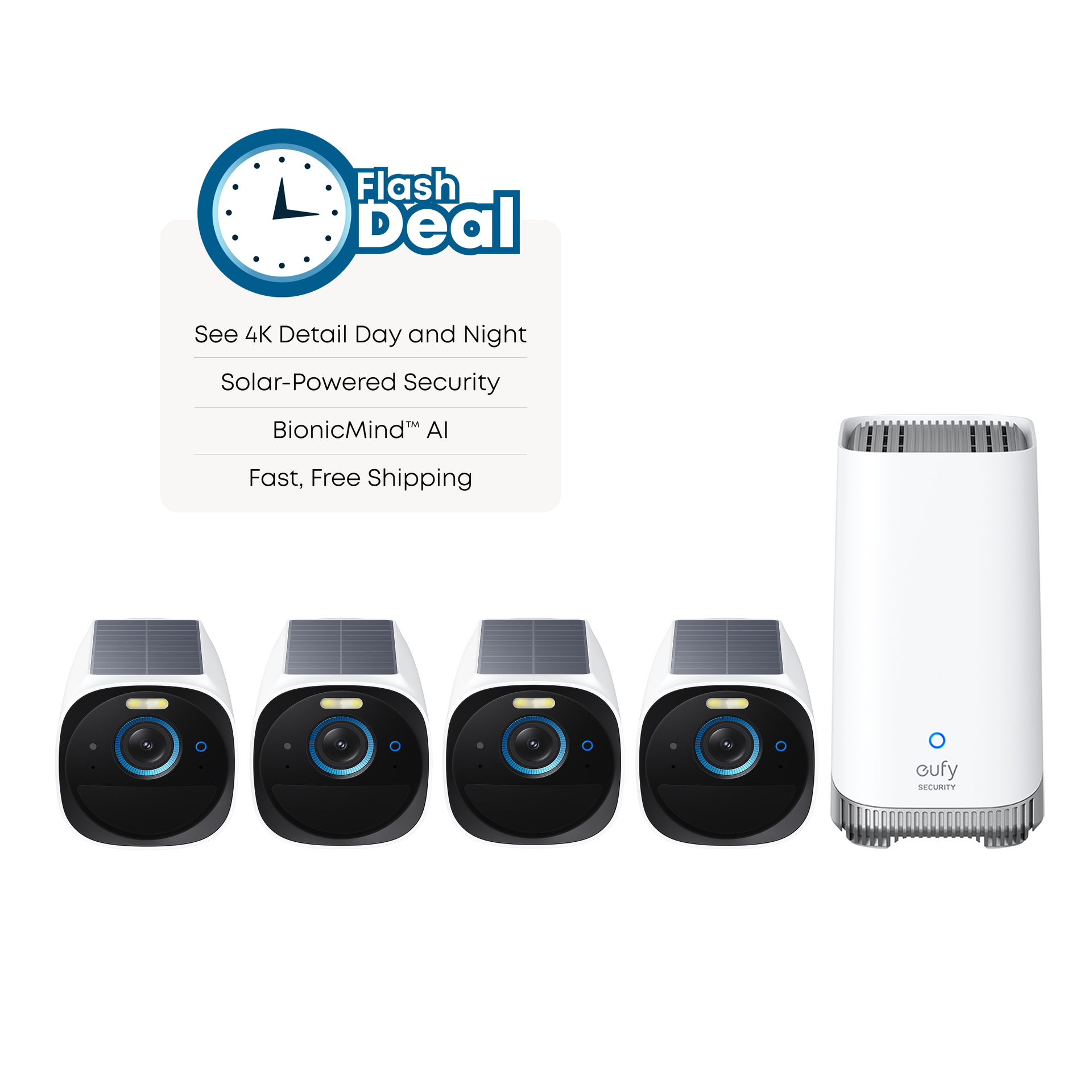 eufyCam S330 (eufyCam 3) + 1 TB Hard Drive - eufy US