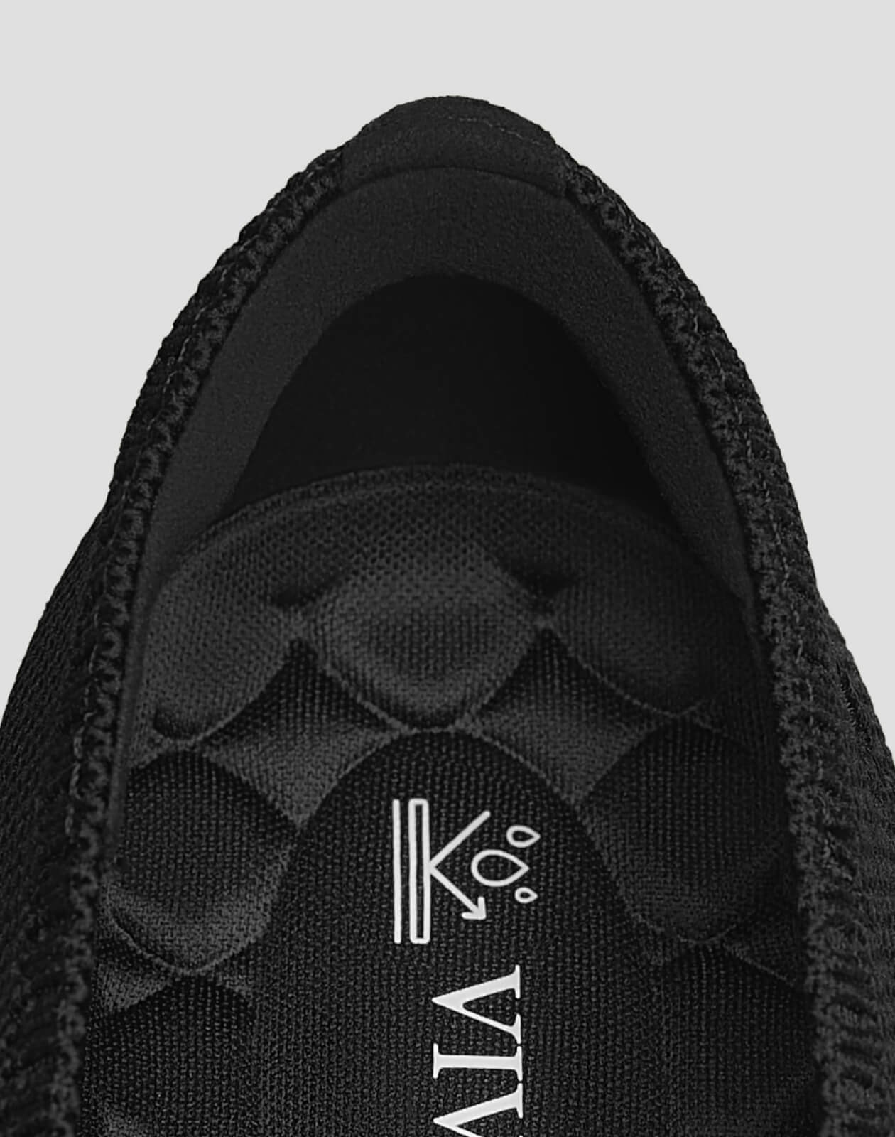 Aria Walker 超撥水] ポインテッドトゥ 超軽量 厚底 フラットシューズ