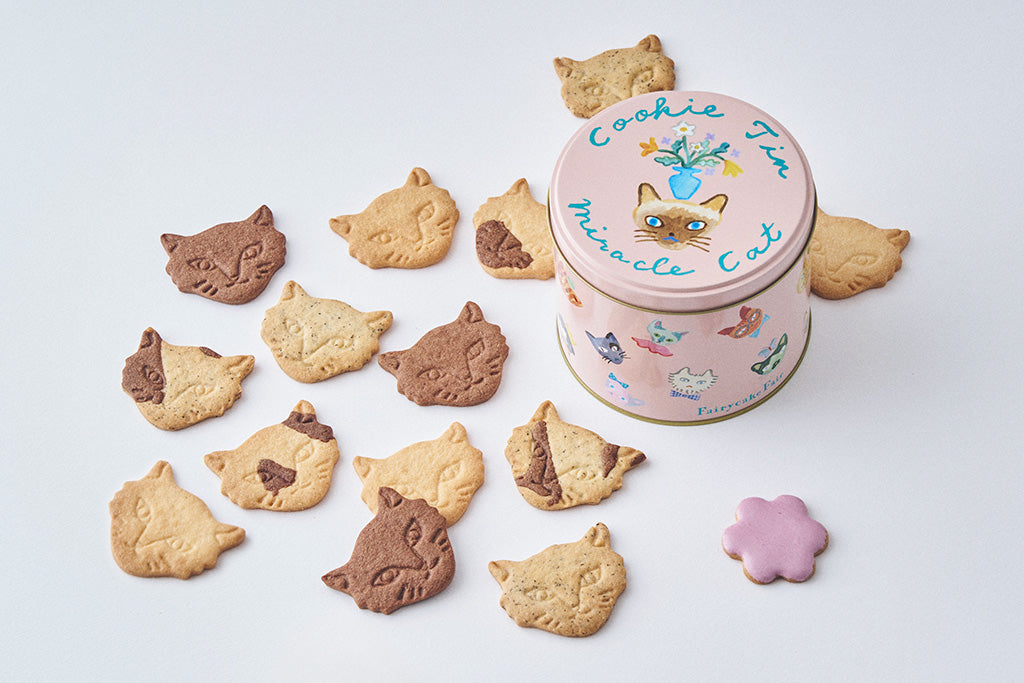 期間限定】Berry Miracle Cat Cookie Tin (神様のいたずらベリーネコ