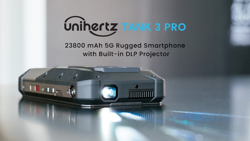 Unihertz Tank 3 Pro - 23800mAh 5G Rugged Smartphone with Built-in