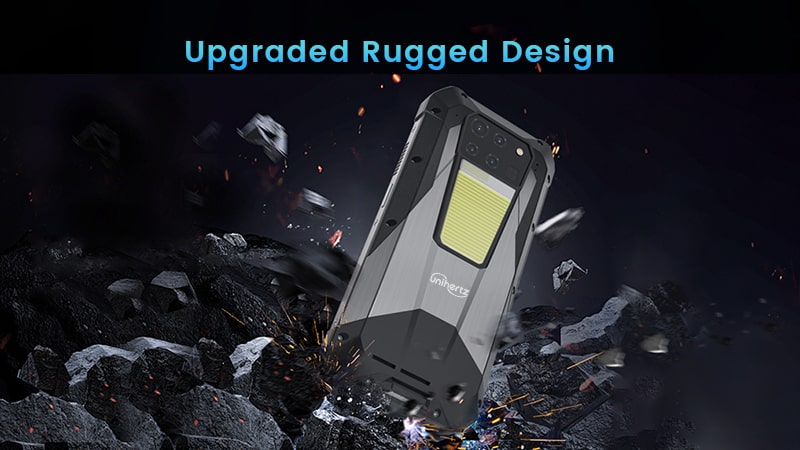 Unihertz Tank 3 Pro - 23800mAh 5G Rugged Smartphone with Built-in