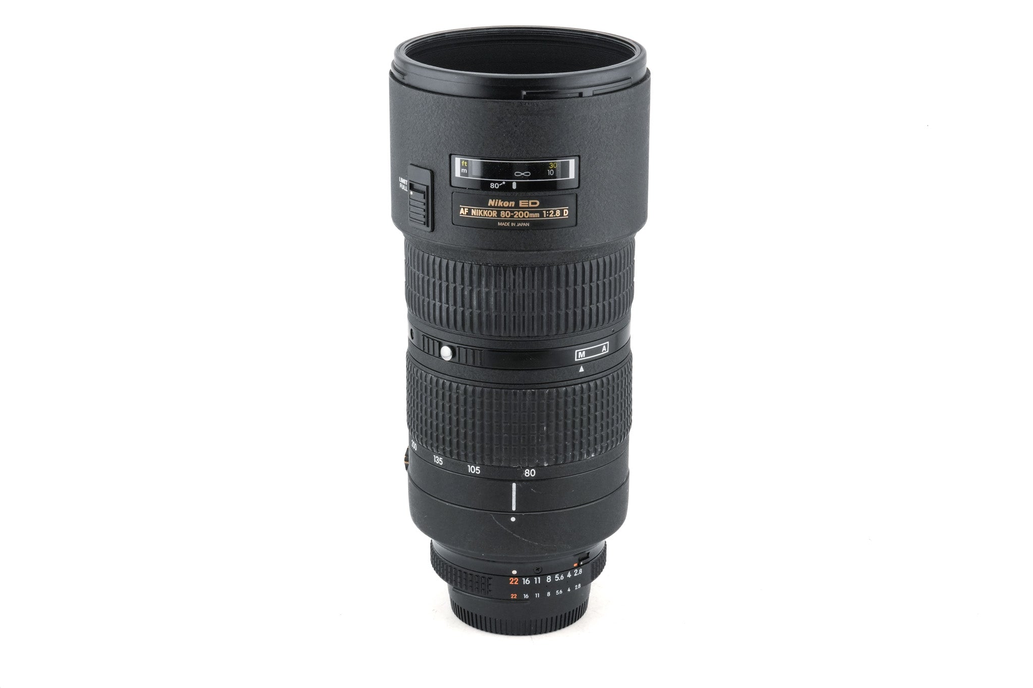 Nikon 80-200mm f2.8 AF Nikkor D ED (Second Version) - Lens