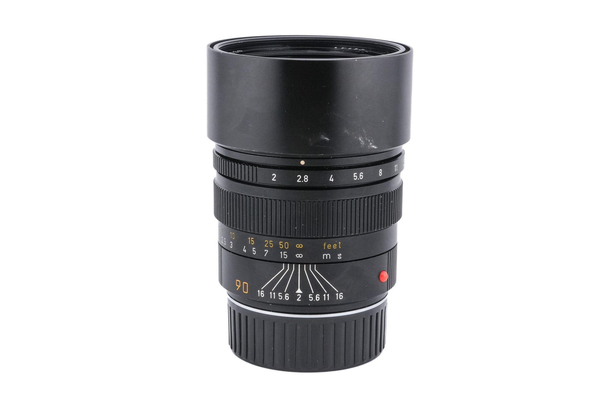 Leica Leica 90mm f2 Summicron-M (Type III) (Black, 11136) - Lens