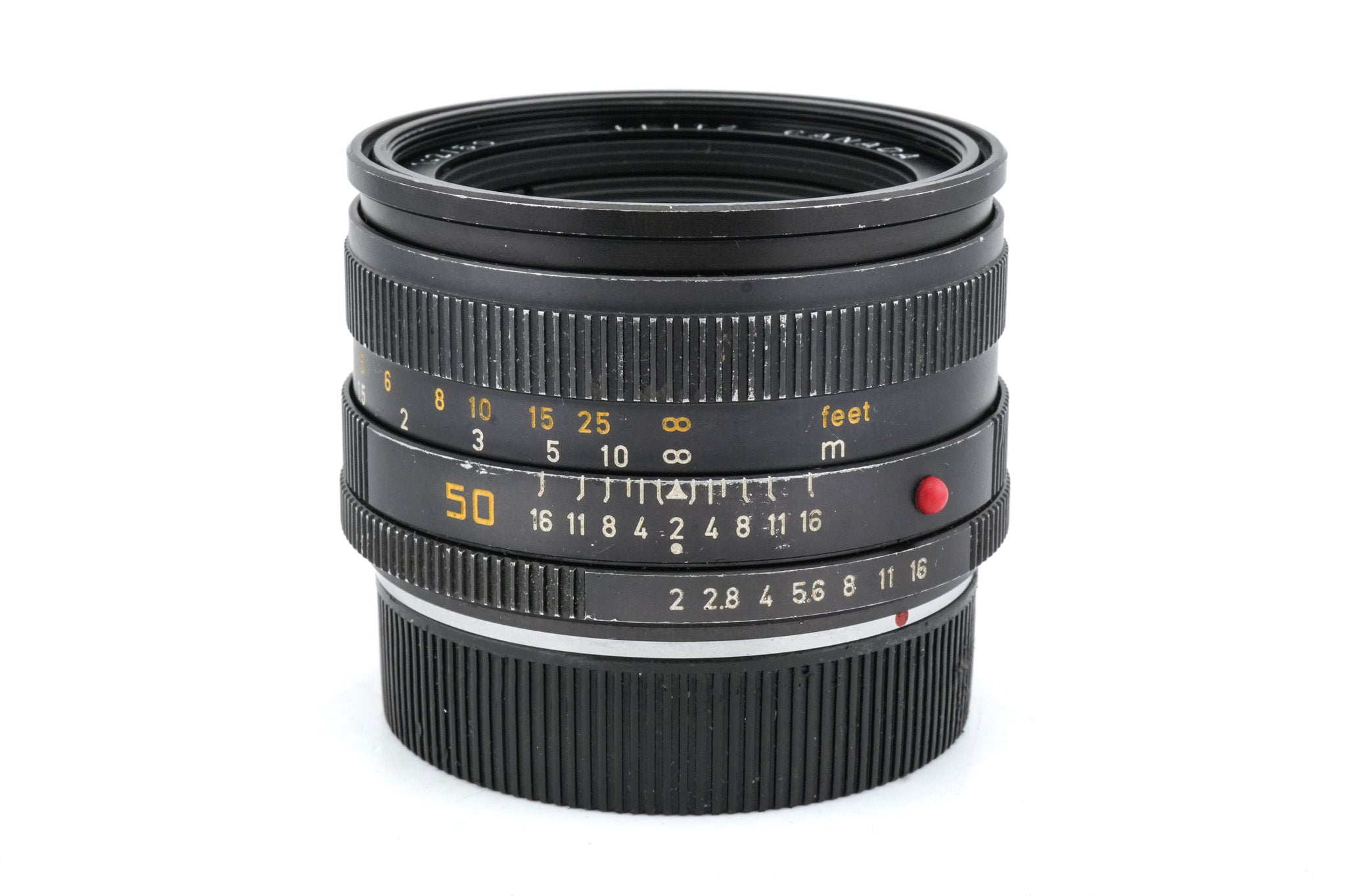 Leica 50mm f2 Summicron-R (Type II) (3-Cam) (11215) - Lens