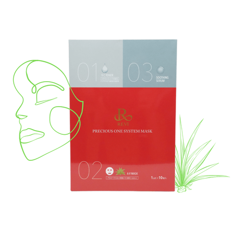 3ステップの贅沢スペシャルケアマスク【REVI（ルヴィ）プレシャスワン