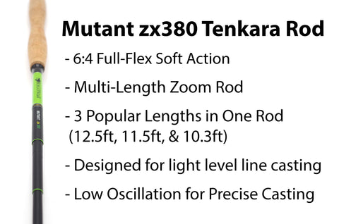 MUTANT zx380 Zoom Tenkara Rod — DRAGONtail Tenkara