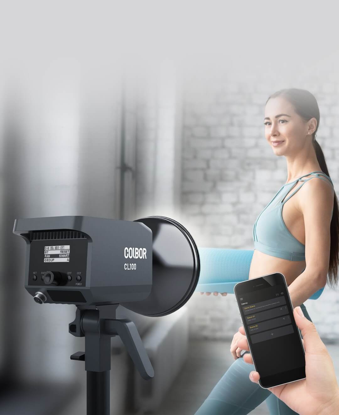 Bi-color COB LED Light CL100 | COLBOR