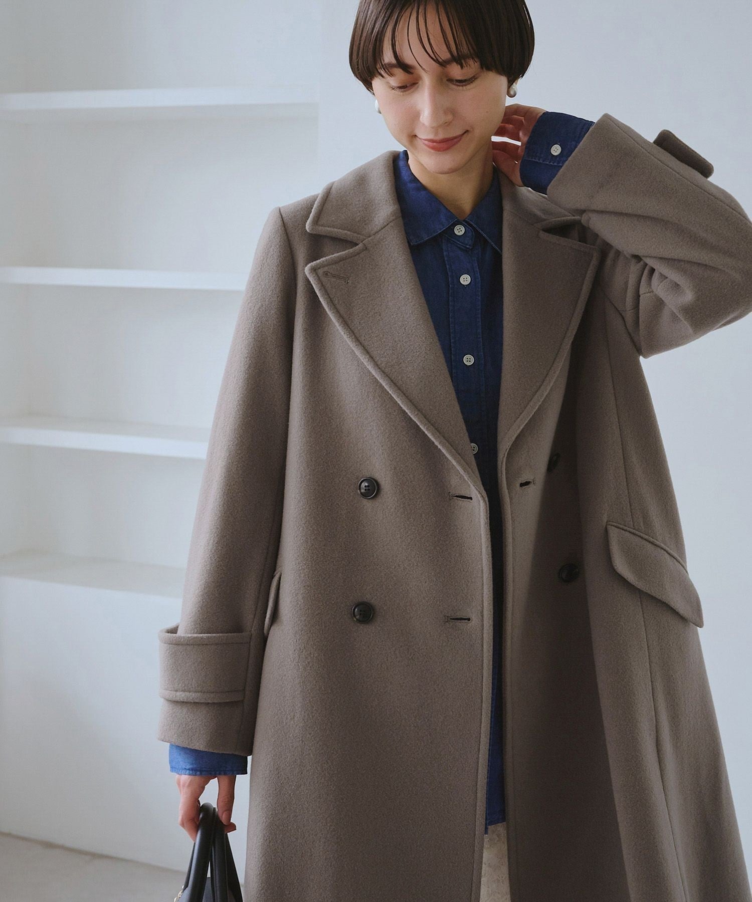 店舗在庫 - JAPAN FABRIC ダブルチェスターコート/一部WEB限定カラー