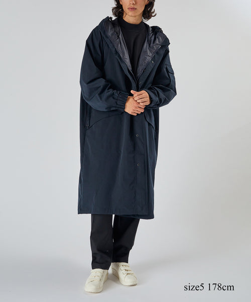 BIOTOP(ビオトープ) / 【HYKE for BIOTOP】 TASLAN TWILL SHELL COAT