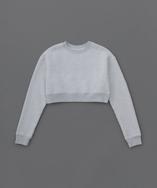 BIOTOP(ビオトープ) / 【yo BIOTOP】Cropped sweat shirt (トップス