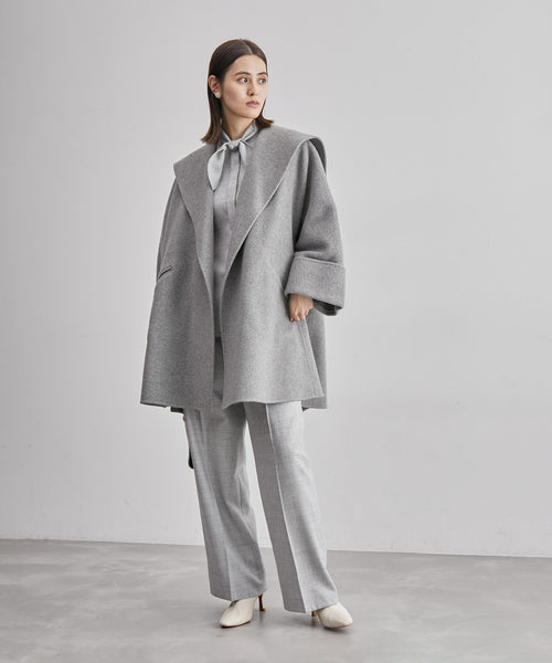 ROPÉ(ロペ) / 【SUPER140's】【雑誌掲載】メルトンショールカラー