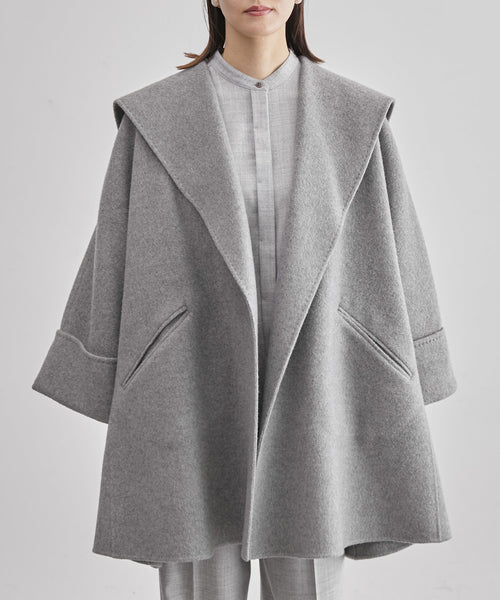 ROPÉ(ロペ) / 【SUPER140's】【雑誌掲載】メルトンショールカラー