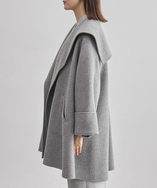 ROPÉ(ロペ) / 【SUPER140's】【雑誌掲載】メルトンショールカラー