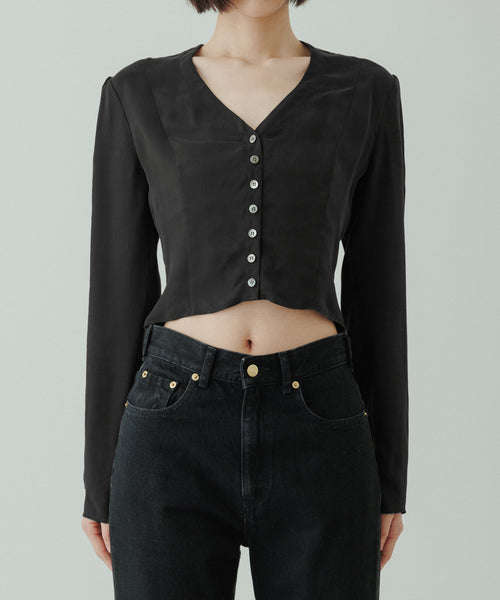 BIOTOP(ビオトープ) / 【yo BIOTOP】Corset blouse (トップス / シャツ