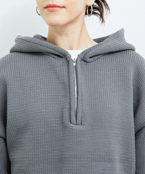 LE CERCLE par ropé(ル セルクル パー ロペ) / ハーフZIPニットプル