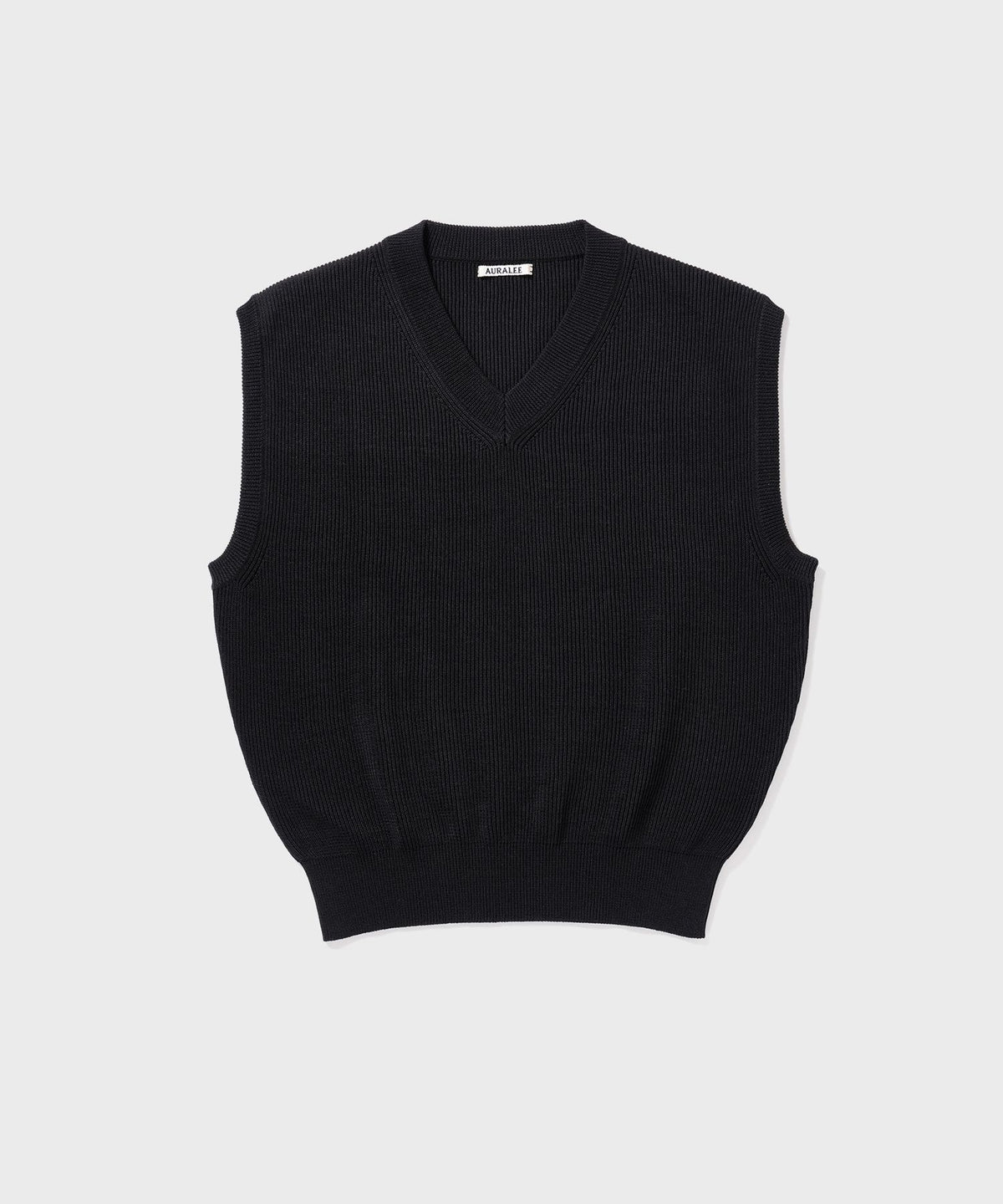 BIOTOP(ビオトープ) / 【AURALEE】 FLAT YARN RIB KNIT VEST (トップス