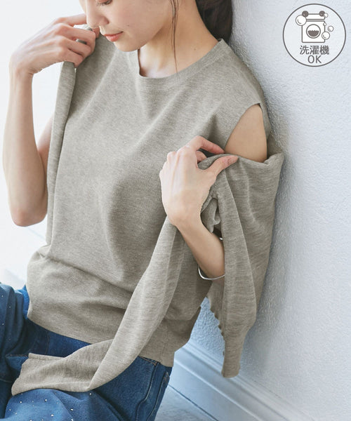 ROPÉ PICNIC(ロペピクニック) / 【洗濯機OK】LEVITAゼロスリーブサマー