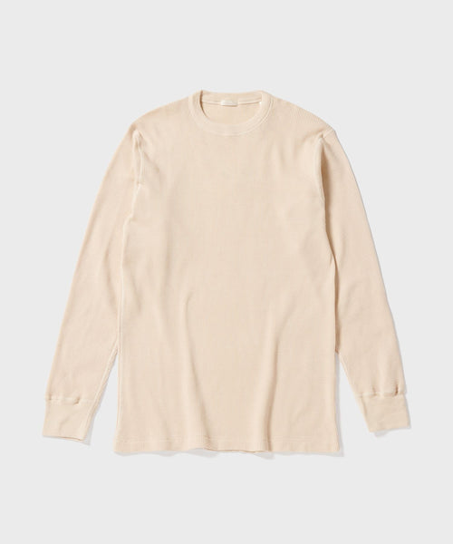 BIOTOP(ビオトープ) / 【COMOLI】 コットンカシミヤ ワッフル長袖