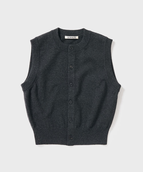 BIOTOP(ビオトープ) / WOMEN【AURALEE】HIGH TWIST WOOL KNIT VEST