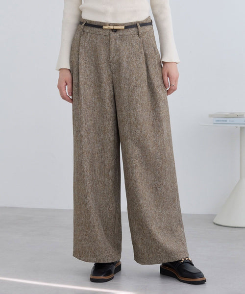 VIS(ビス) / ツイード2タックワイドパンツ (パンツ / パンツ) 通販｜J