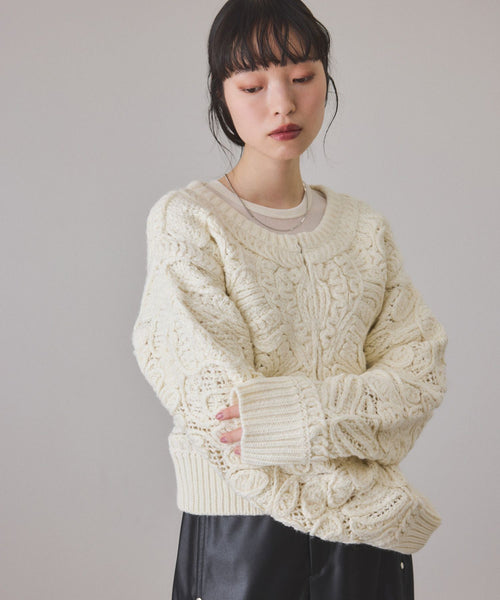 ADAM ET ROPÉ FEMME(アダム エ ロペ ファム) / コードレースパターン