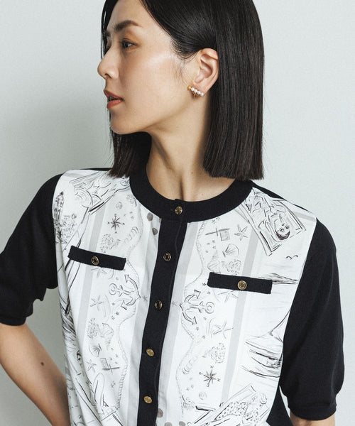 ROPÉ(ロペ) / 【洗える】【YUKO SAEKI for ROPE'・コラボ】スカーフ柄