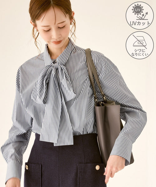 ROPÉ PICNIC(ロペピクニック) / 【防シワ】ボウタイ付きレギュラー