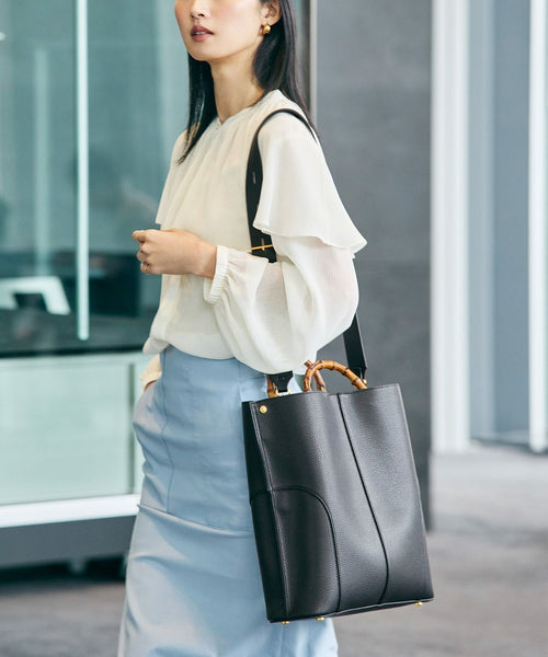 ROPÉ(ロペ) / 【E'POR】BAMBOO BAG Large【通勤】【A4対応】 (バッグ