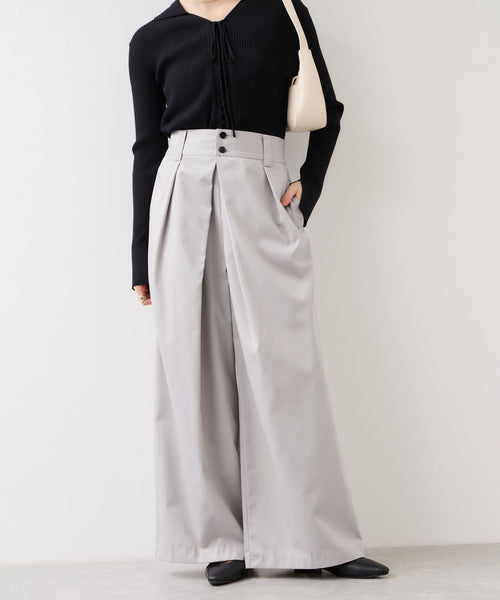 VIS(ビス) / フロントタックデザインワイドパンツ (パンツ / パンツ