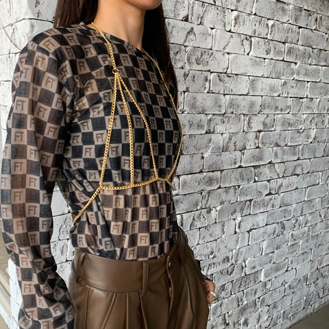 FUMIE TANAKA】 chain bra – ONENESS ONLINE STORE