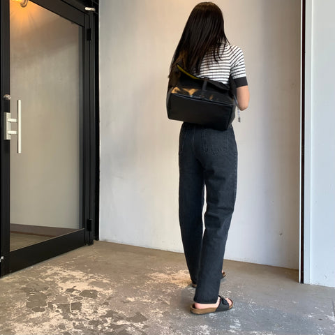 JUN MIKAMI】ランダムリブ クルー / ショルダーバッグ – ONENESS