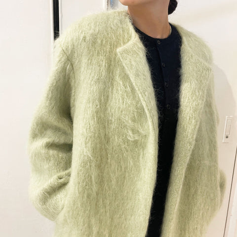 AURALEE】 BRUSHED MOHAIR SHAGGY COAT – ONENESS ONLINE STORE
