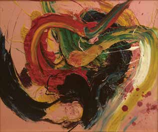 白髪一雄 | Whitestone Gallery