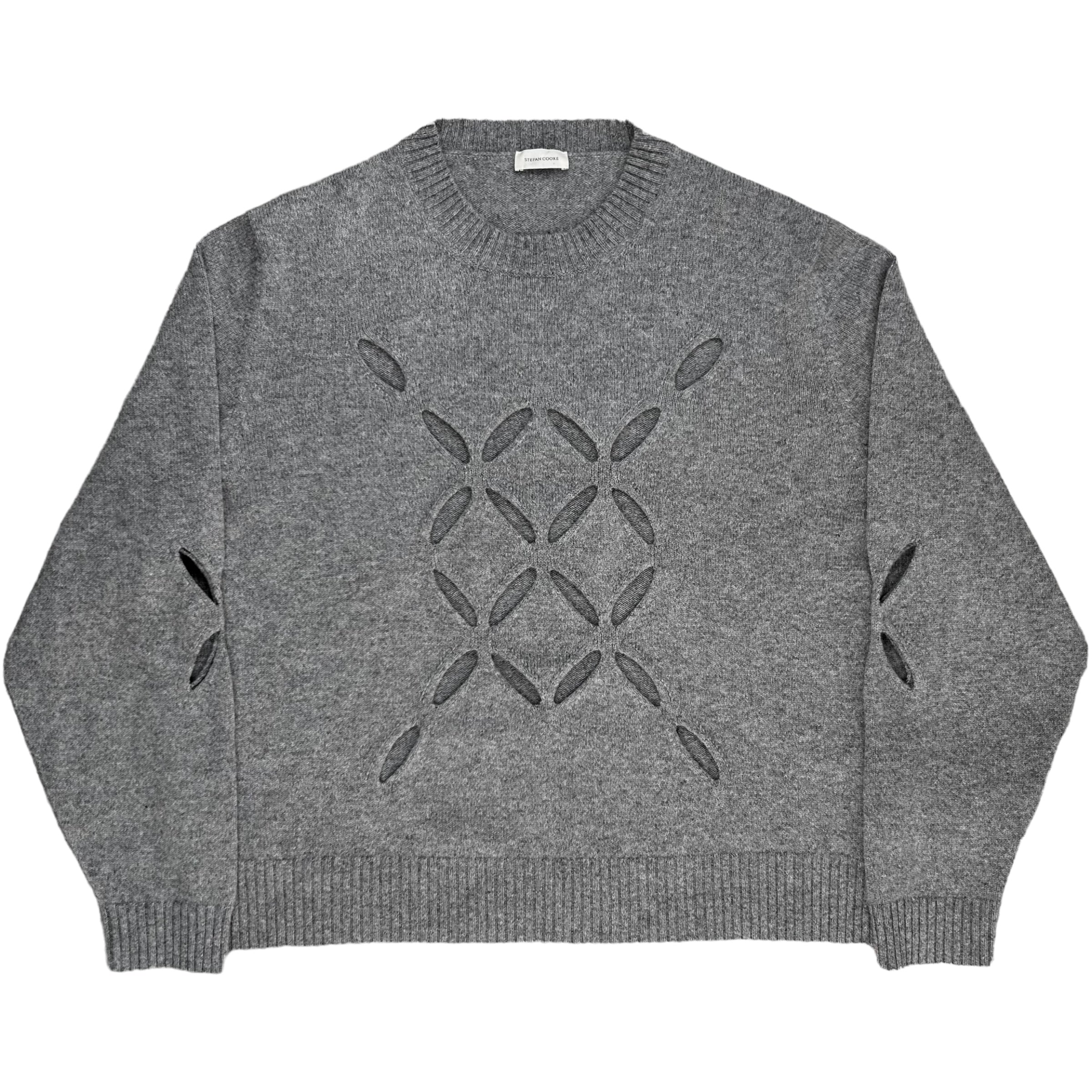 Vertical Rags - Stefan Cooke Slashed Knit Sweater - AW22