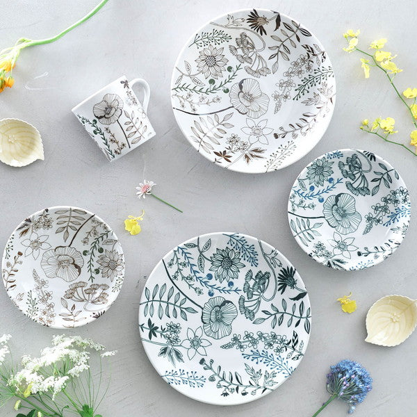 花柄 プレート 2枚セット27cm【新品未使用】 4 Franklin Mint Plates