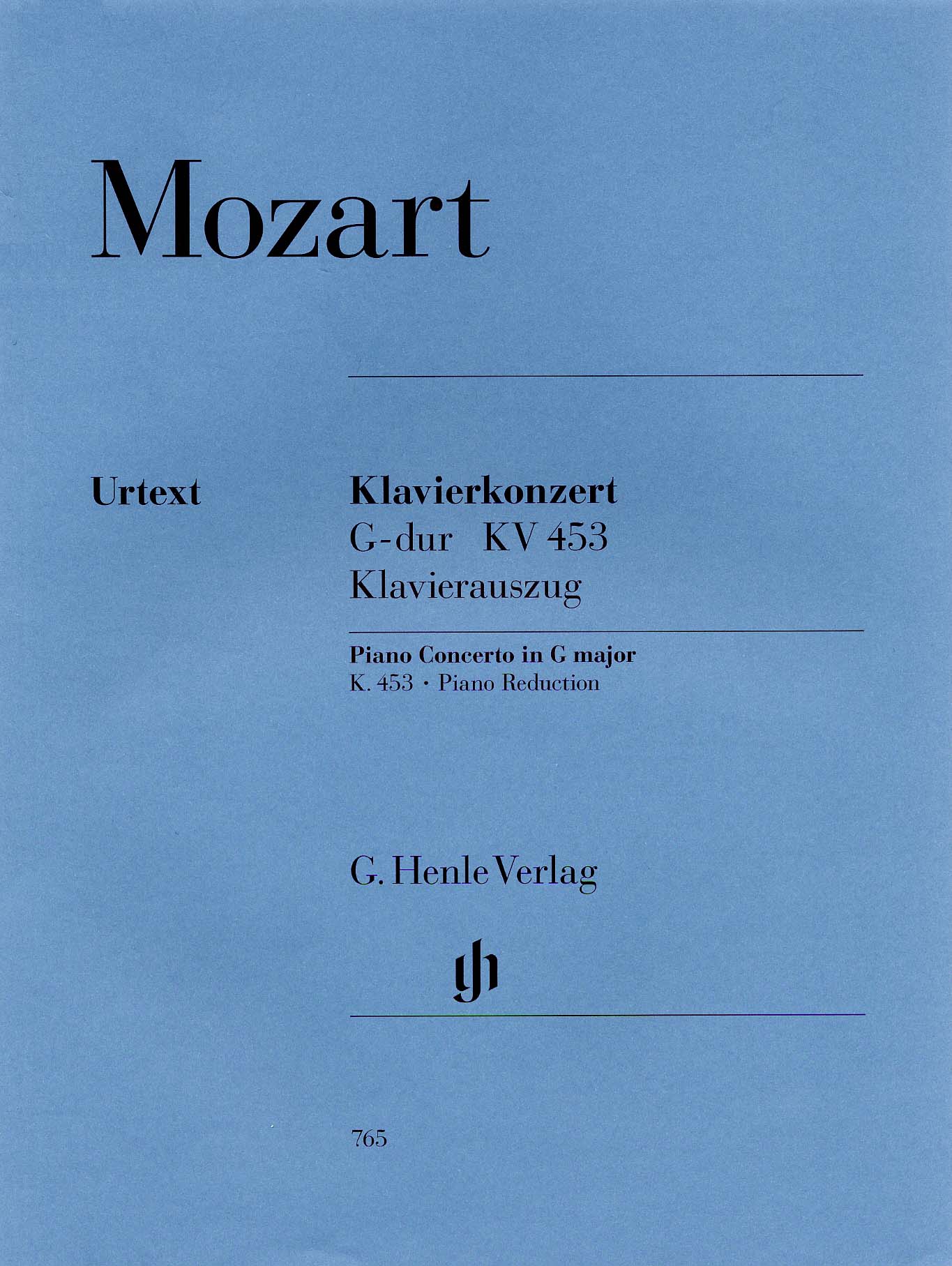 モーツァルト：ピアノ協奏曲 第23番 イ長調 KV 488/原典版/Heinemann編