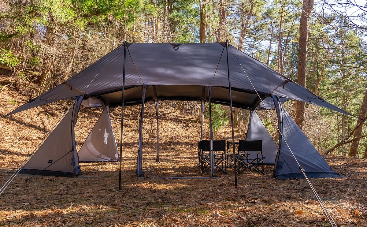 WING FORT（ウィングフォート）｜この一張りで、キャンプは完結する
