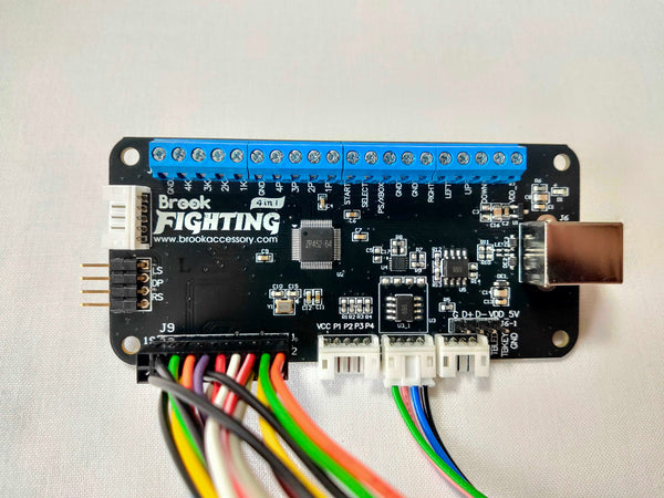 Brook Fighting Board シリーズのBrook Fighting Board Cable配線方法