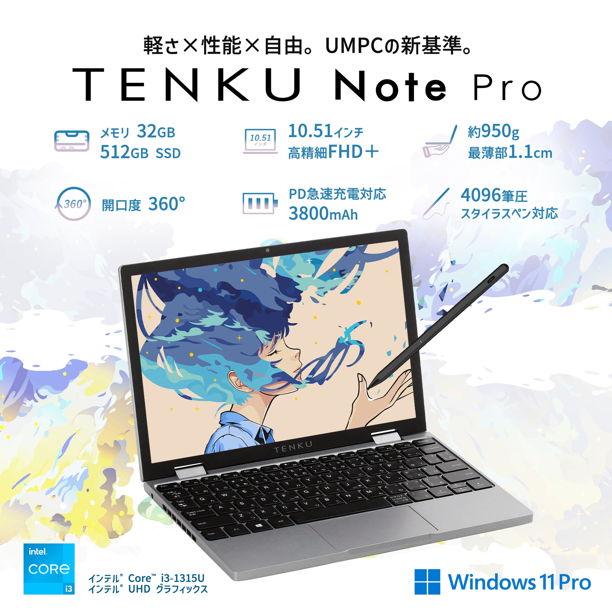 10インチ“UMPC”の選び方｜今なら10万以下×Windows 11 Pro×2in1 PCの