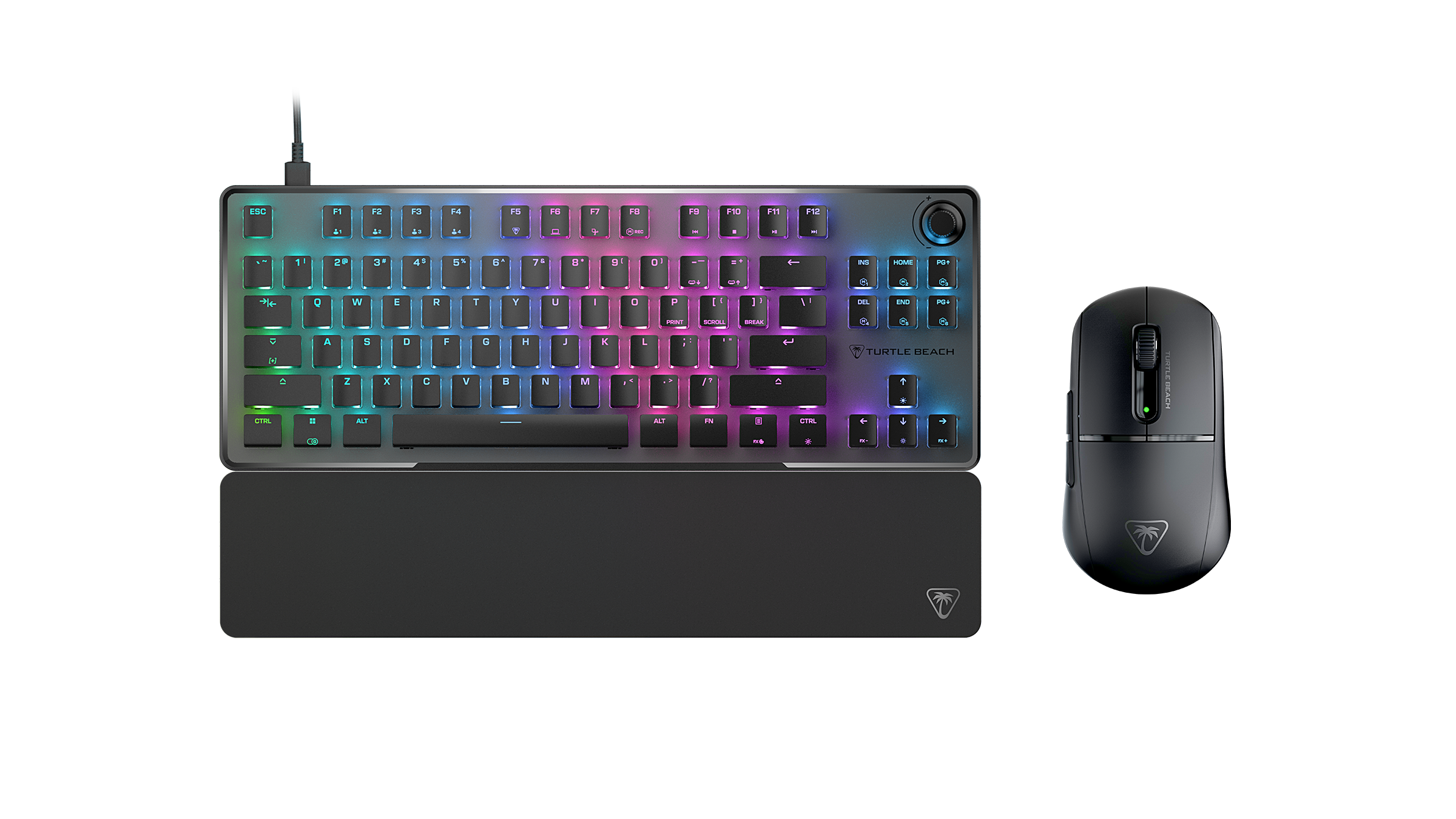 Vulcan II TKL Pro Black + Burst II Air Black Bundle | Turtle Beach