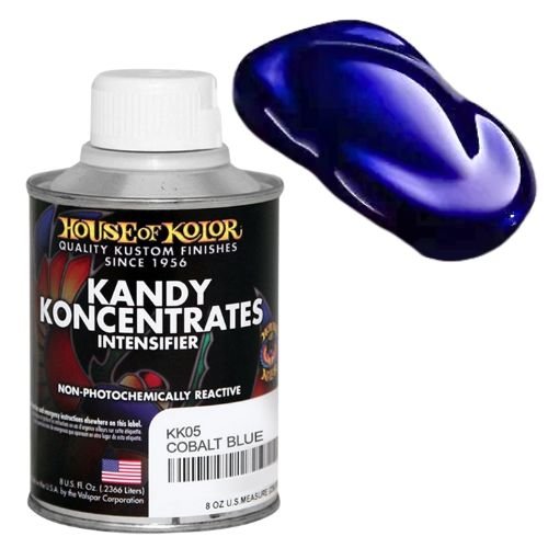 House of Kolor KK04 Oriental Blue Kandy Koncentrate Basecoat, 8 oz
