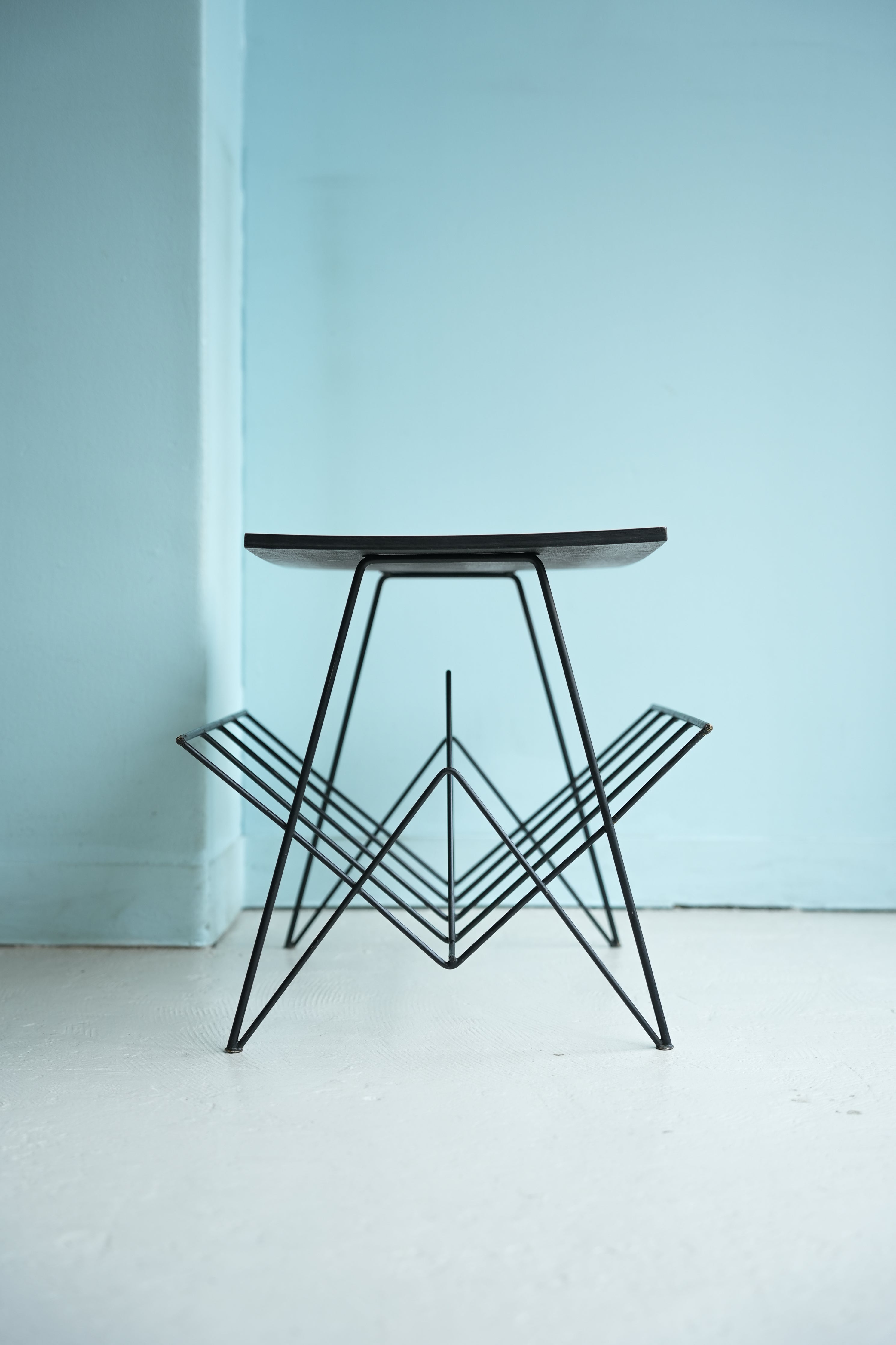 ミッドセンチュリーヴィンテージ サイドテーブル マガジンラック