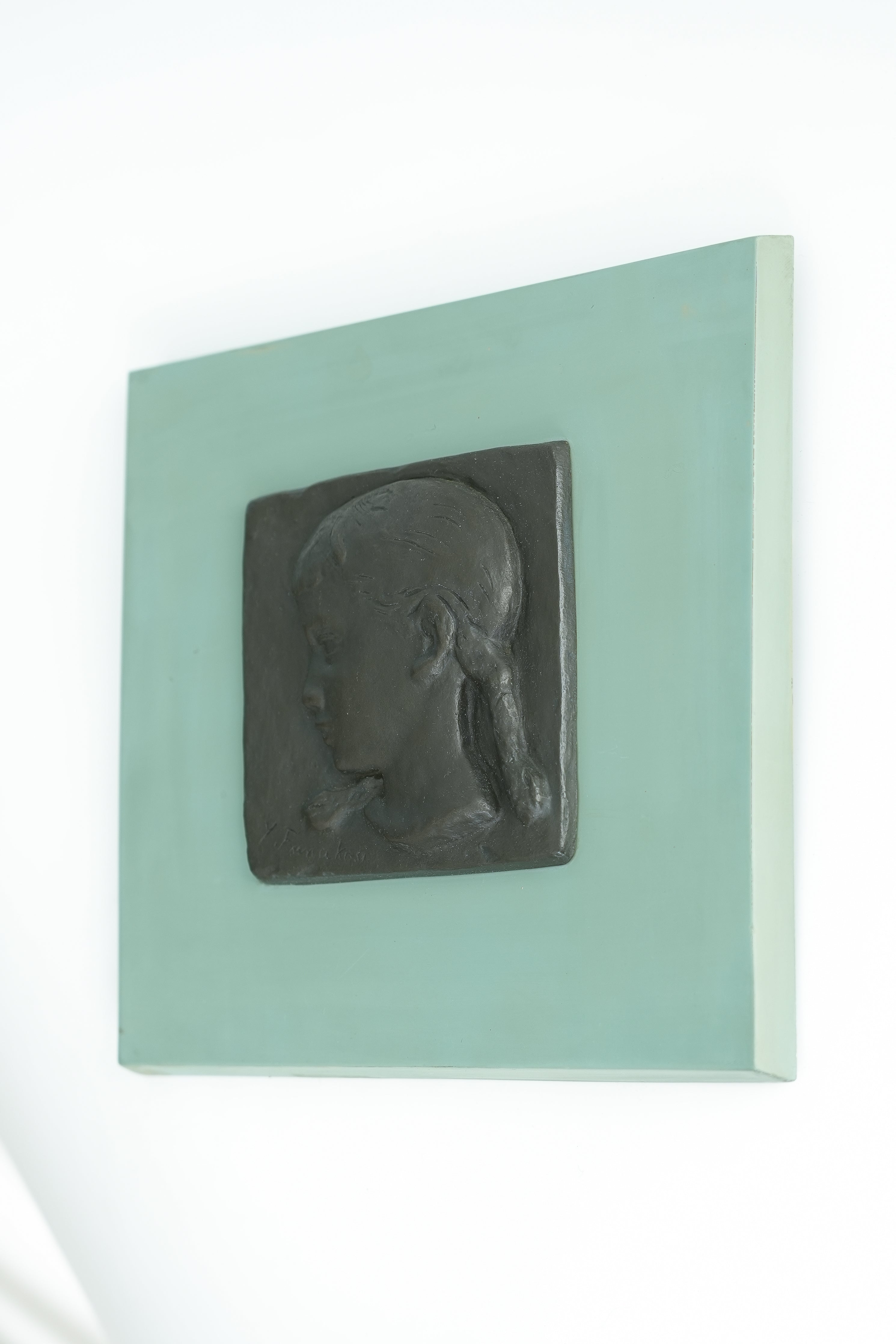 舟越保武 レリーフ ブロンズ 少女 彫刻/Yasutake Funakoshi Bronze