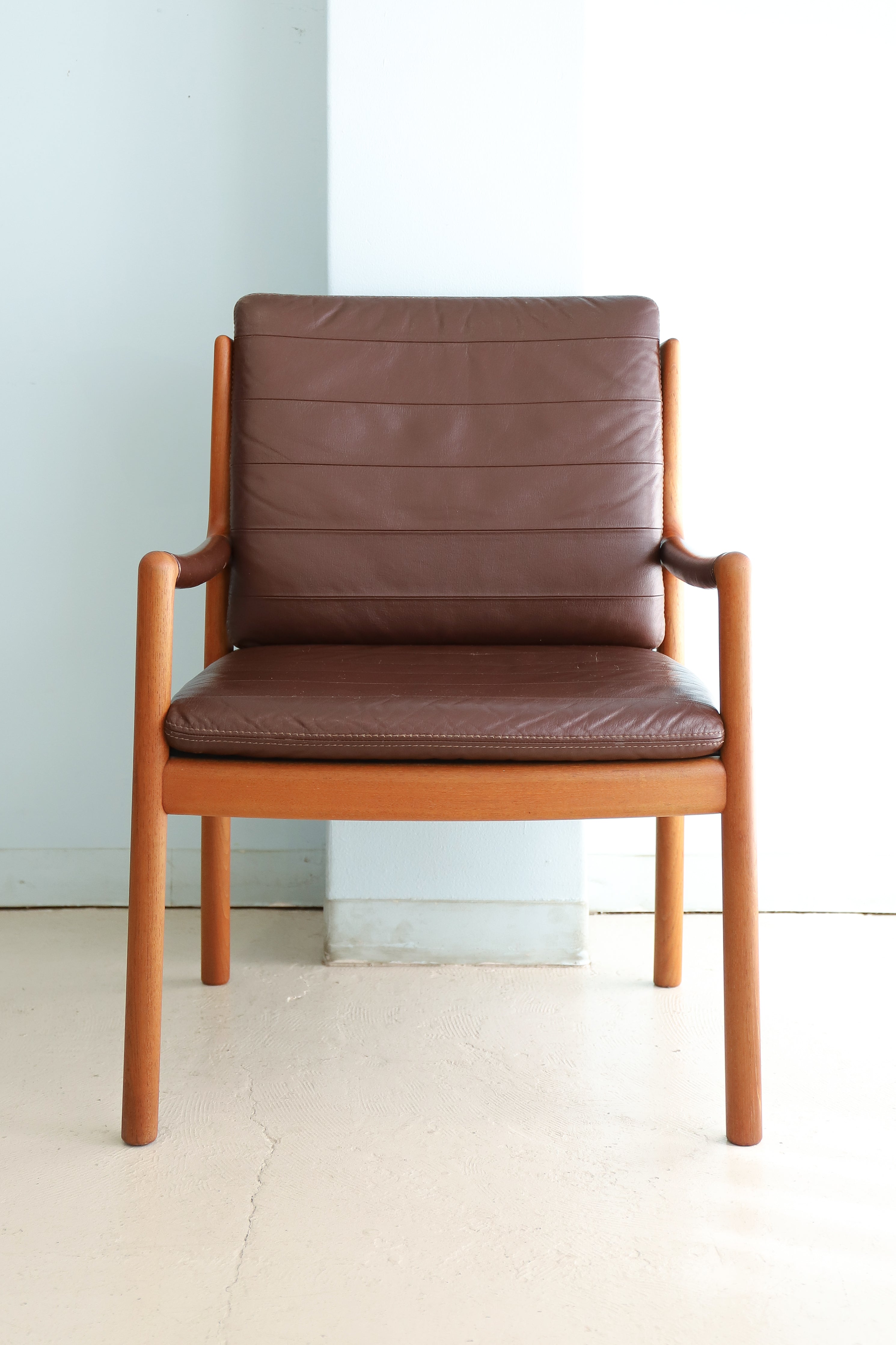 日田工芸 アームチェア 椅子 チーク材 ジャパンヴィンテージ/Japanese