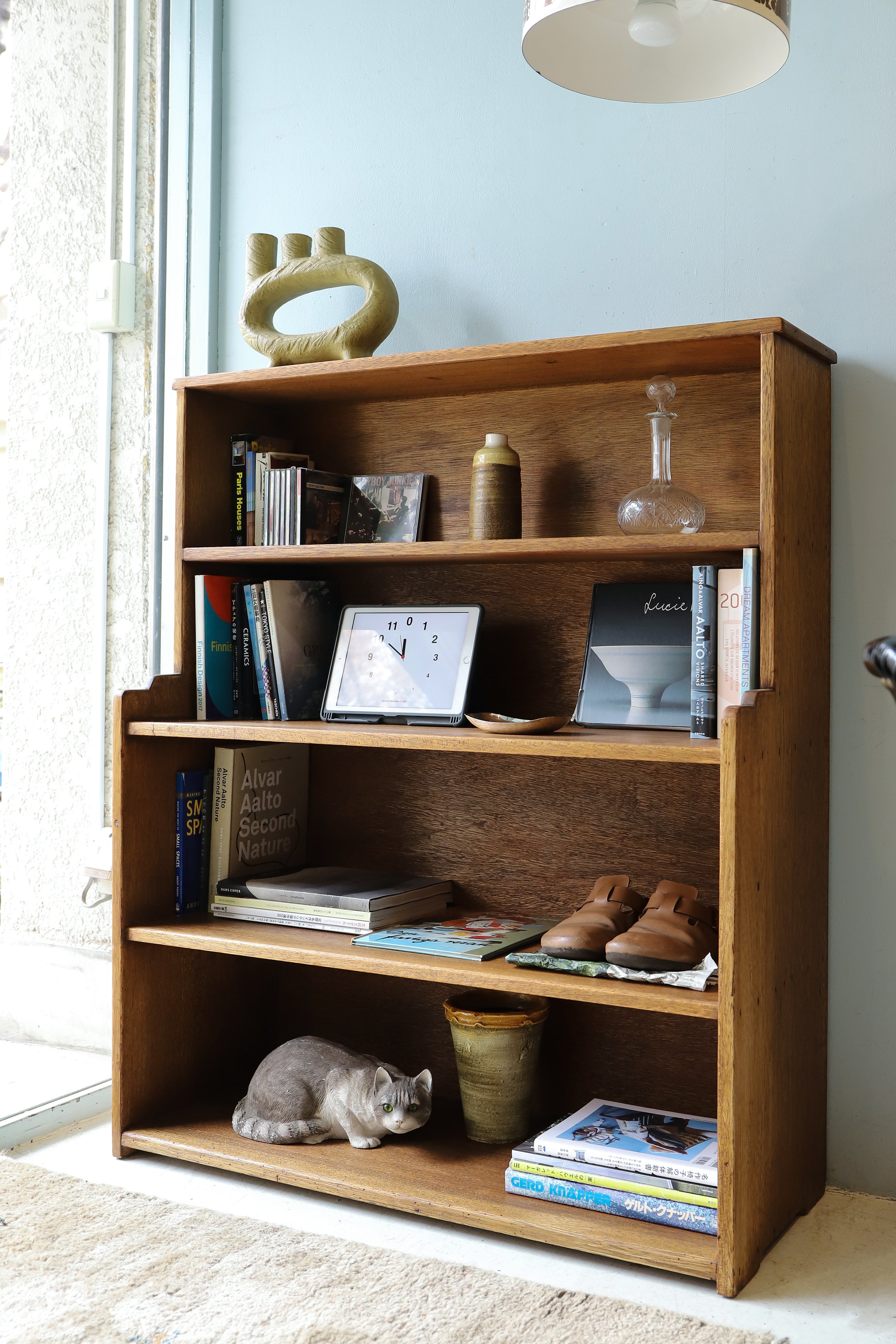 ジャパンヴィンテージ ブックシェルフ 本棚 レトロ 古道具/Retro