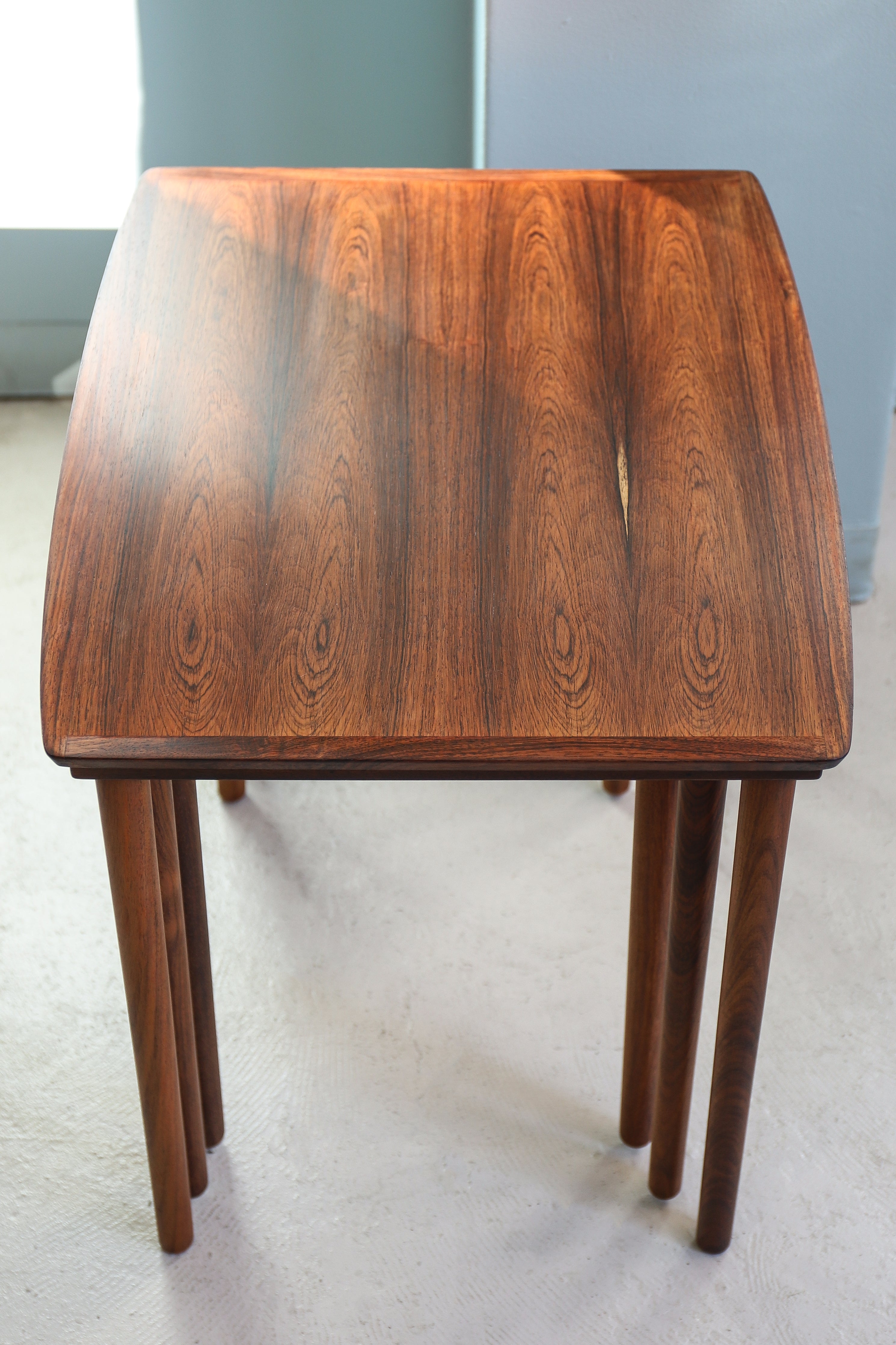 デンマークヴィンテージ ネストテーブル ローズウッド サイドテーブル