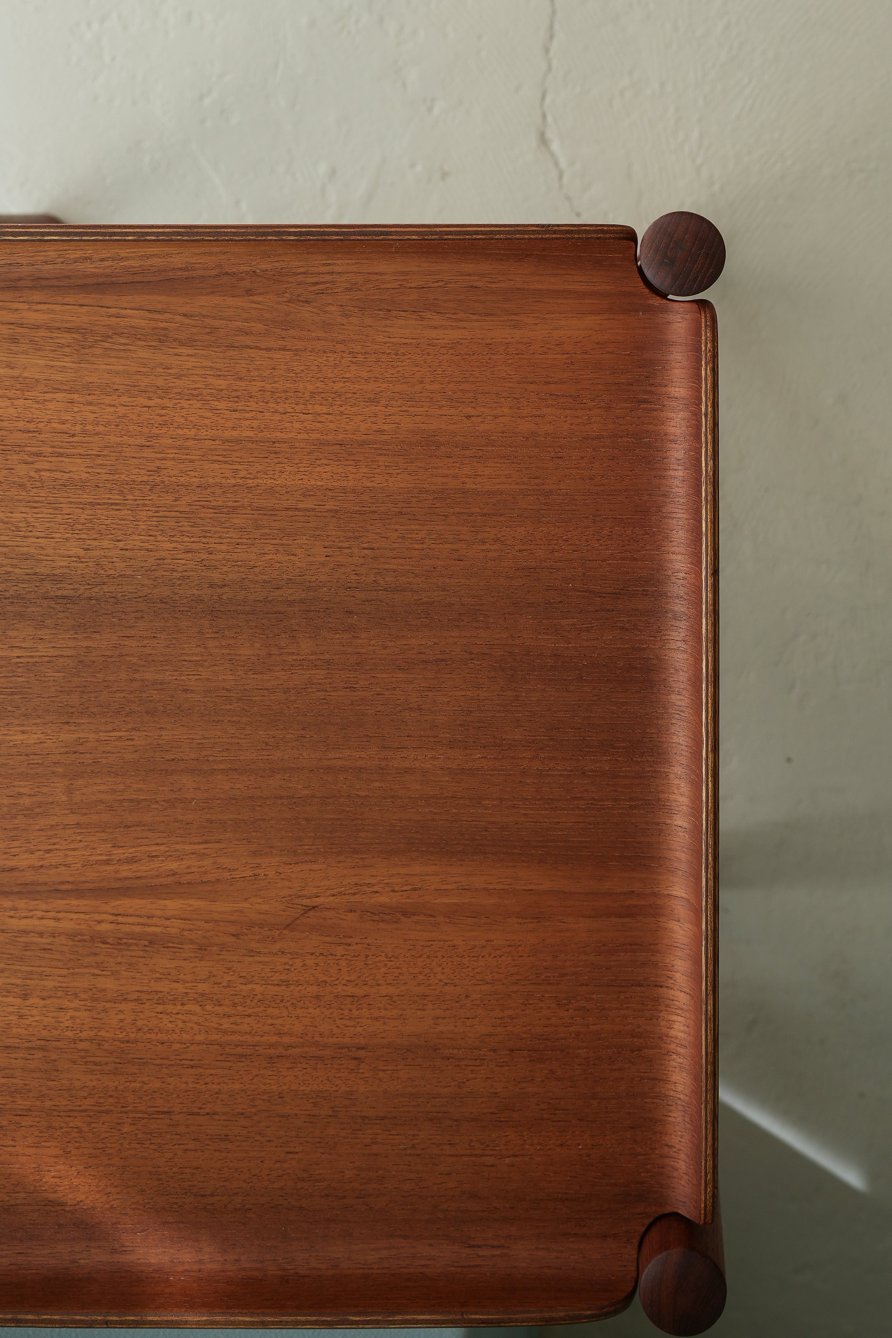 山口木材工芸 折りたたみサイドテーブル 松村勝男 チーク材