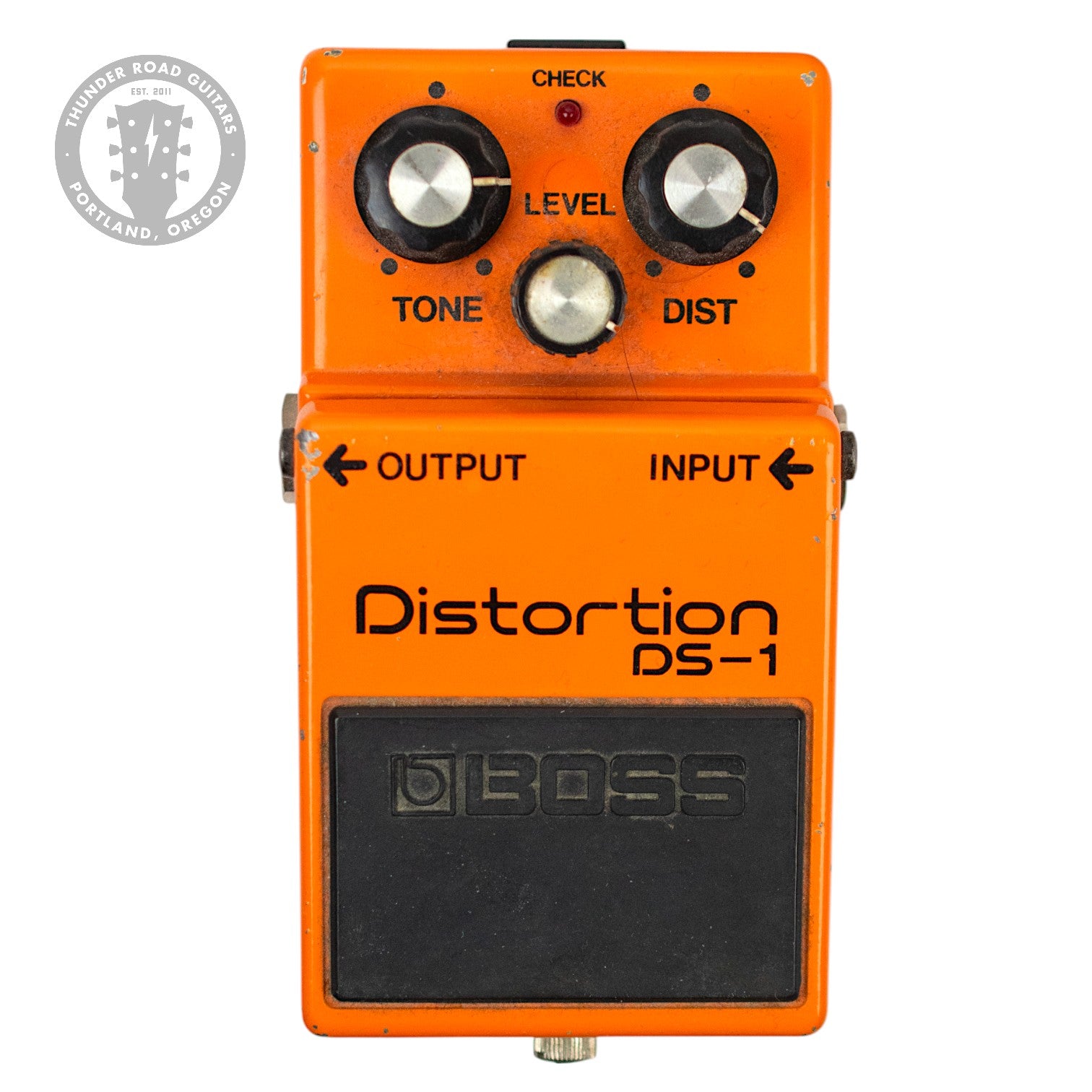 Thunder Road Guitars - 1980 Boss DS-1 Distortion Pedal Orange w