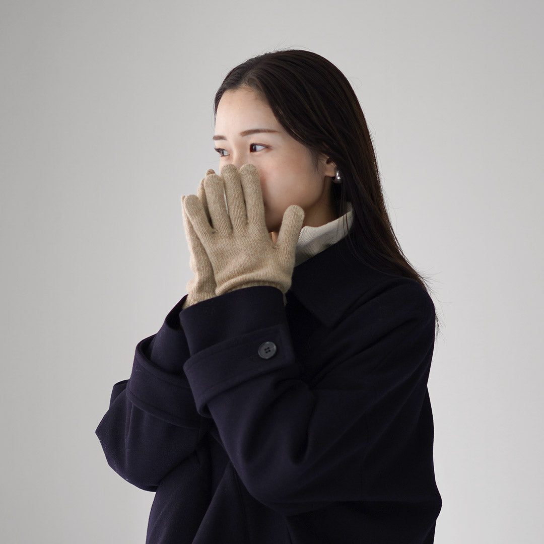 WILLIAM BRUNTON（ウィリアムブラントン） カシミヤ ロングリブカフ